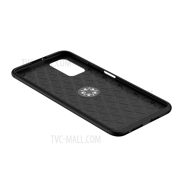 Finger Ring Kickstand TPU Shell Case for Huawei Honor 30S (Built-in Metal Sheet) - All Black-4