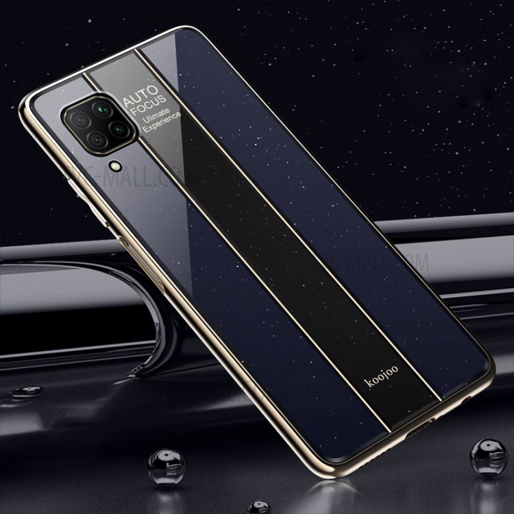 Electroplated TPU + PC Combo Mobile Shell Case for Huawei P40 lite/nova 6 SE/Nova 7i - Black-1