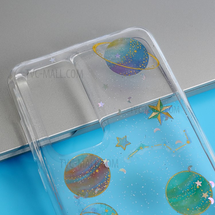 Star Planet Epoxy Soft TPU Protection Case for Huawei P40 - Transparent-2