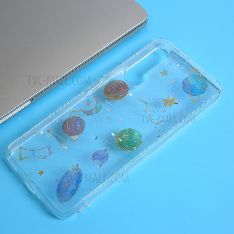 Epoxy Phone Case Star Planet Transparent TPU Phone Cover for Huawei nova 6 4G Version-5