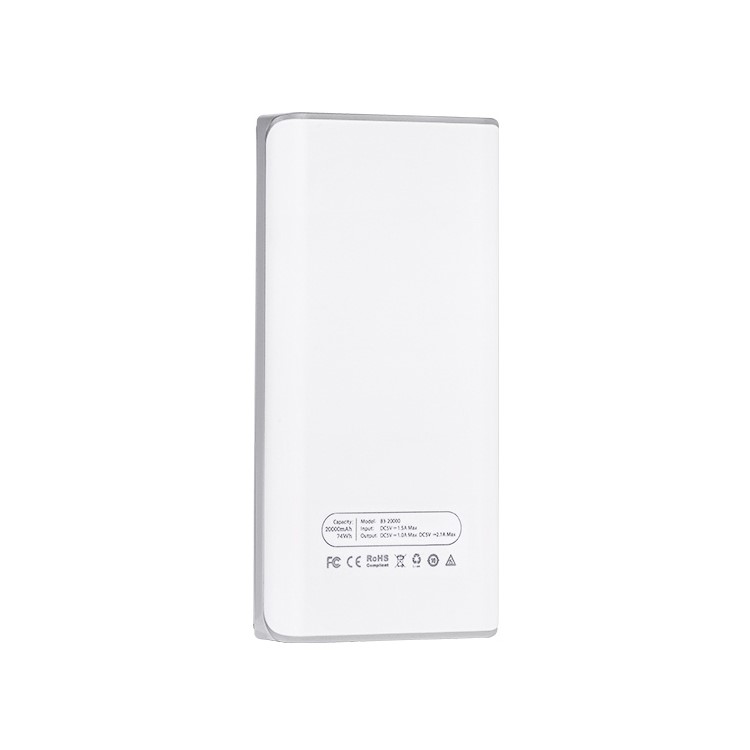 HOCO B3 20000mAh Portable Power Bank Dual USB Digital Display with Flashlight-2
