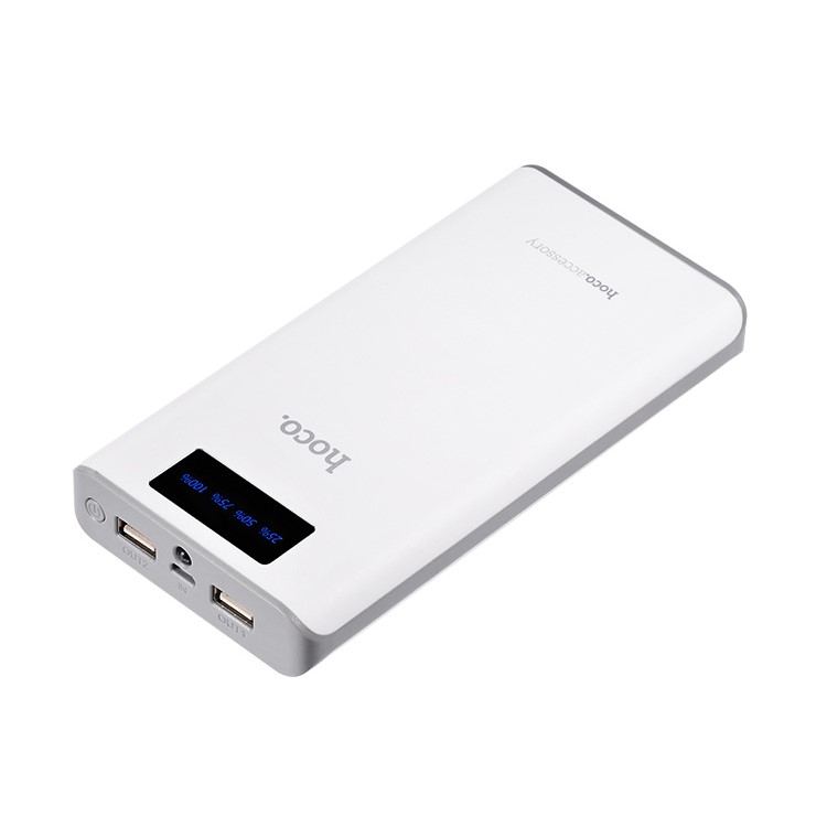 HOCO B3 20000mAh Portable Power Bank Dual USB Digital Display with Flashlight-3