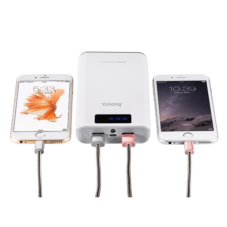 HOCO B3 20000mAh Portable Power Bank Dual USB Digital Display with Flashlight-7
