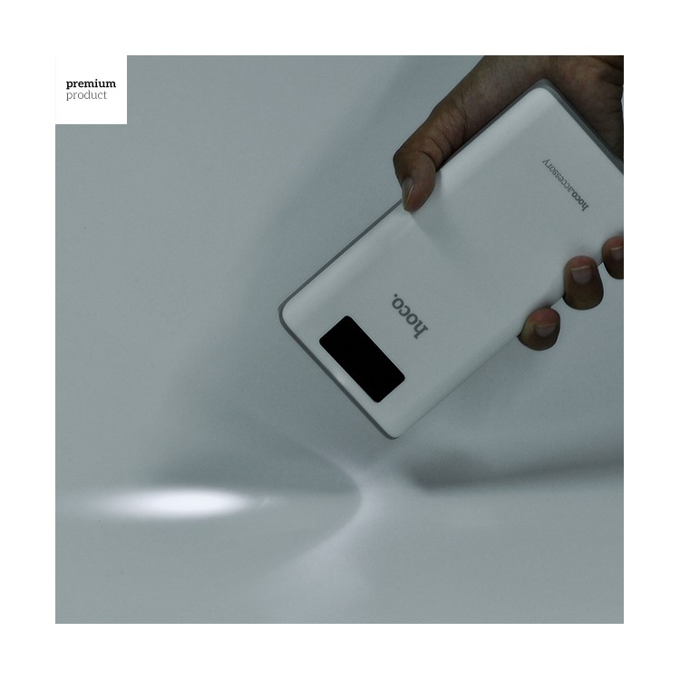HOCO B3 20000mAh Portable Power Bank Dual USB Digital Display with Flashlight-8