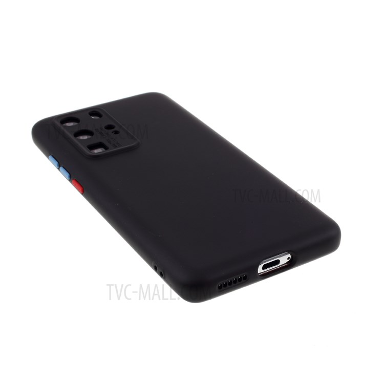 Detachable Side Buttons Case Liquid Silicone Protection Shell for Huawei P40 Pro - Black-4