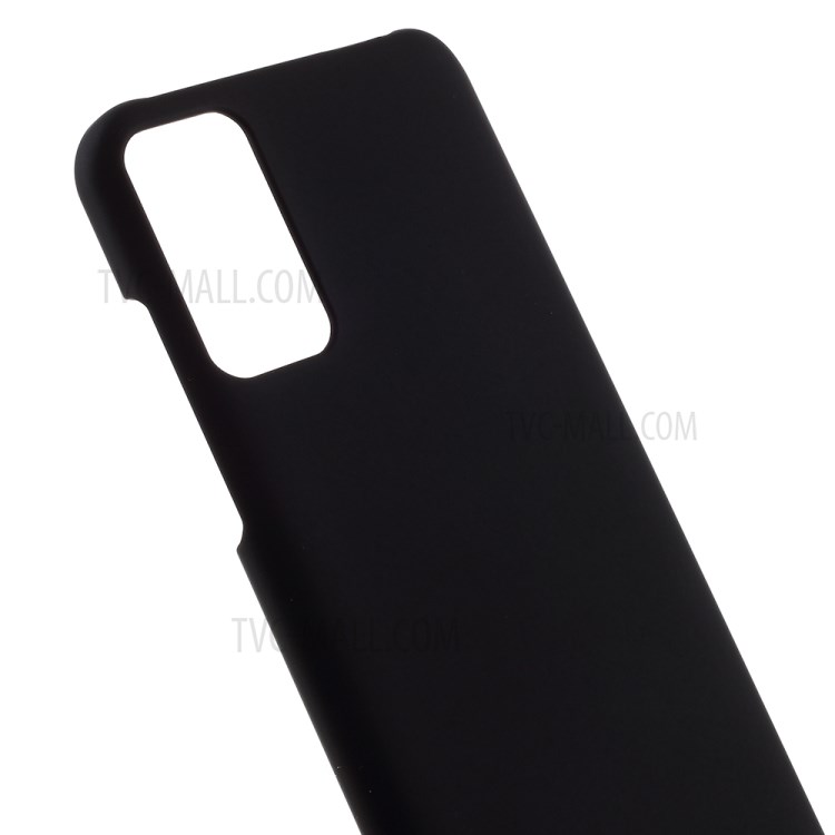 Rubberized PC Back Case for Huawei Honor 30S - Black-4