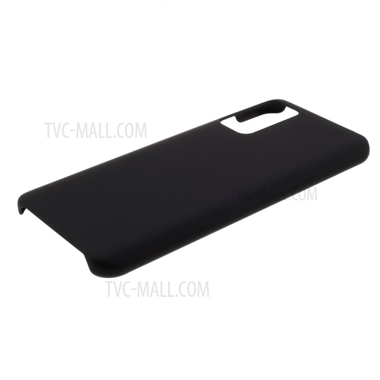 Rubberized PC Back Case for Huawei Honor 30S - Black-5