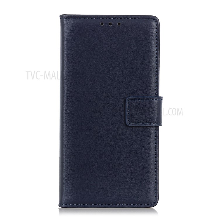 PU Leather Wallet Magnetic Phone Casing Flip Shell for Huawei nova 7 5G - Dark Blue-3
