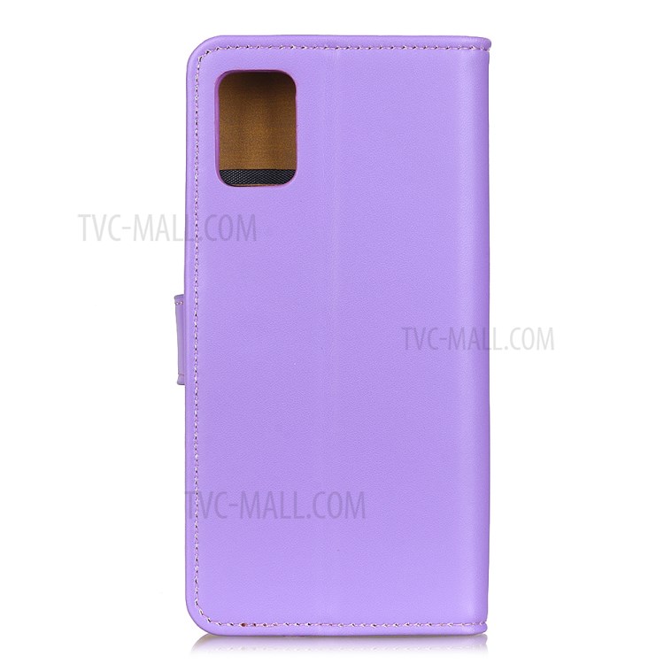 PU Leather Wallet Magnetic Phone Casing Flip Shell for Huawei nova 7 5G - Purple-2