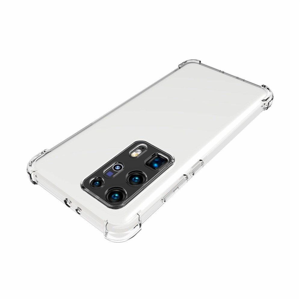 Para Huawei P40 Pro+ Case de Teléfono TPU Anti-slip Antideslizante Transparente