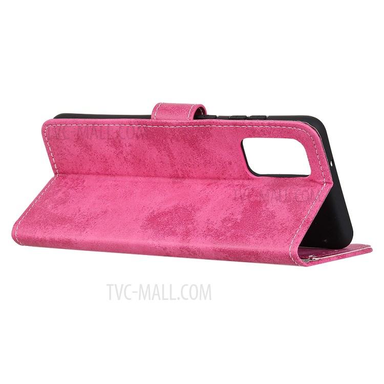 Retro-PU-Leder-Handyfall Mit Shell Stand Mappe Für Ehre 30 Pro / 30 Pro + / Plus - Rose-3