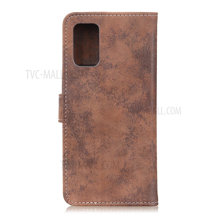 Retro PU Leather Cell Phone Case with Stand Wallet Shell for Honor 30 Pro/30 Pro+/Plus - Coffee-2