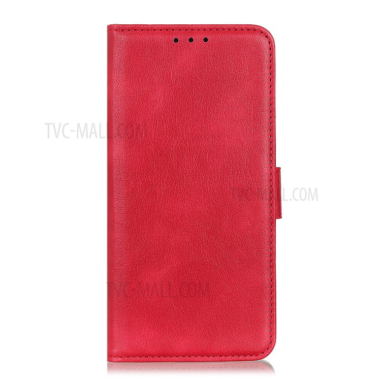 Magnetic Litchi Texture Wallet Stand Leather Cover Shell for Honor 30 Pro/30 Pro+/Plus - Red-4