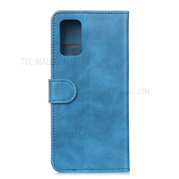 Magnetic Litchi Texture Wallet Stand Leather Cover Shell for Honor 30 Pro/30 Pro+/Plus - Blue-2