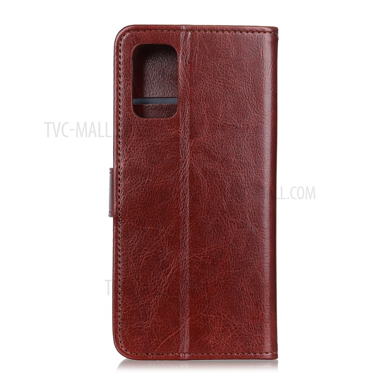 Crazy Horse Wallet Magnetic Flip Leather Case for Huawei nova 7 Pro 5G - Brown-2