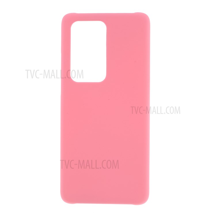 Rubberized Hard PC Shell for Huawei P40 Pro Plus - Pink-1