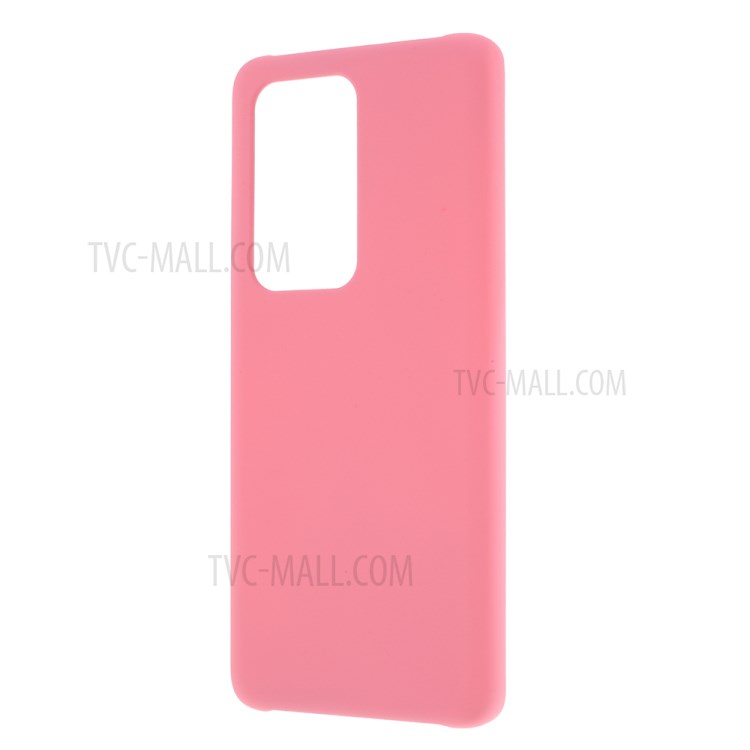 Rubberized Hard PC Shell for Huawei P40 Pro Plus - Pink-2