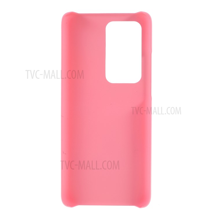 Rubberized Hard PC Shell for Huawei P40 Pro Plus - Pink-3