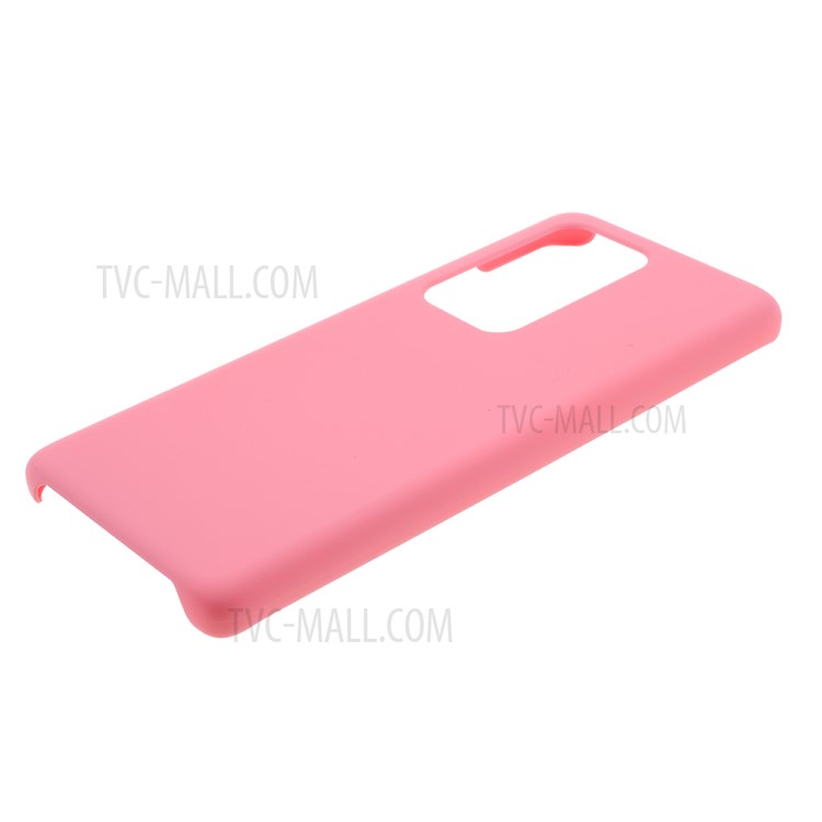 Rubberized Hard PC Shell for Huawei P40 Pro Plus - Pink-4