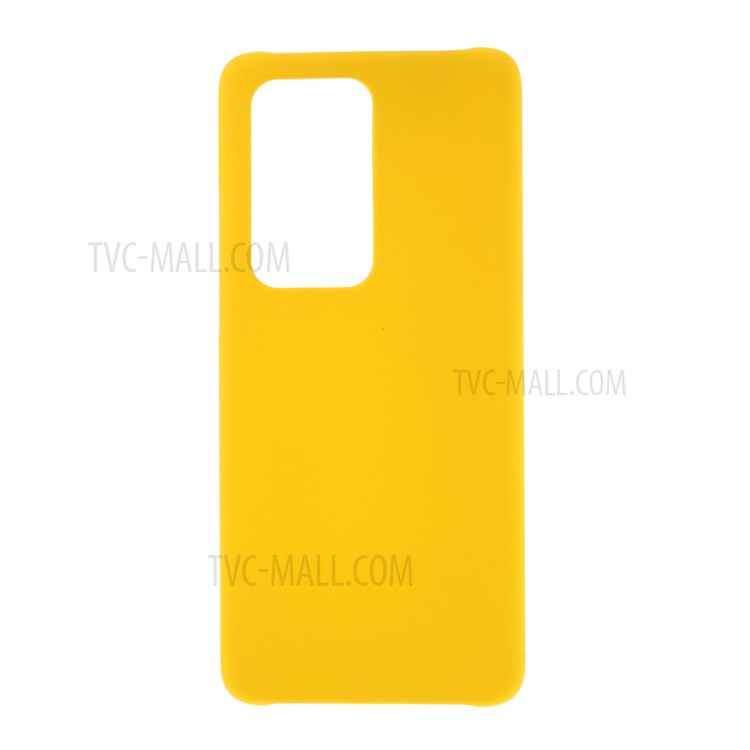 Rubberized Hard PC Shell for Huawei P40 Pro Plus - Yellow-1
