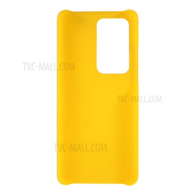 Rubberized Hard PC Shell for Huawei P40 Pro Plus - Yellow-3
