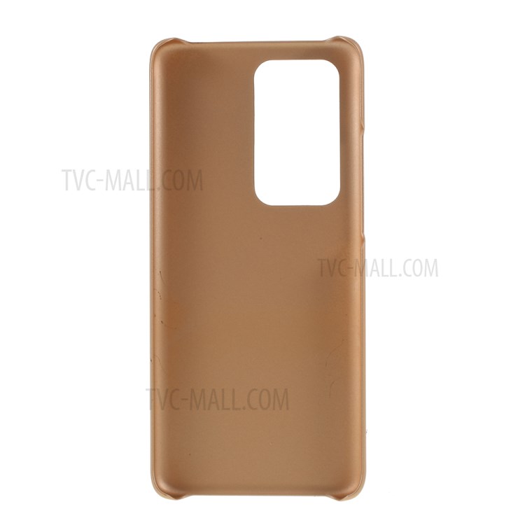 Rubberized Hard PC Shell for Huawei P40 Pro Plus - Gold-3
