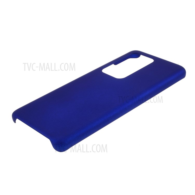 Rubberized Hard PC Shell for Huawei P40 Pro Plus - Dark Blue-4