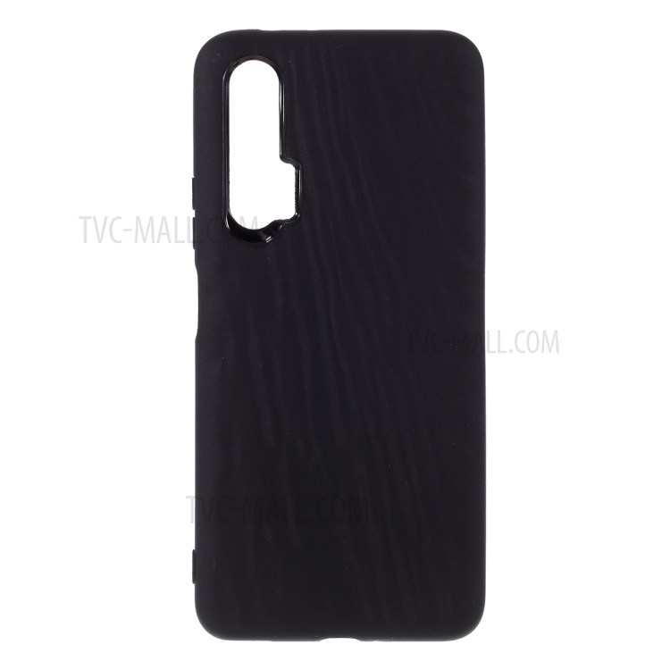 Quicksand Texture Matte TPU Protection Case for Huawei nova 6 5G Version - Black-1