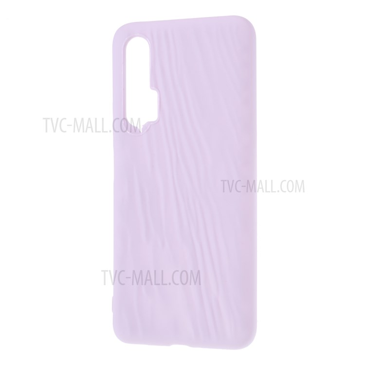 Quicksand Texture Matte TPU Protection Case for Huawei nova 6 5G Version - Purple-2