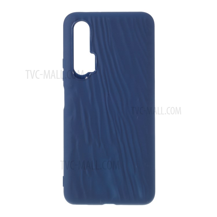 Quicksand Texture Matte TPU Protection Case for Huawei nova 6 5G Version - Dark Blue-1