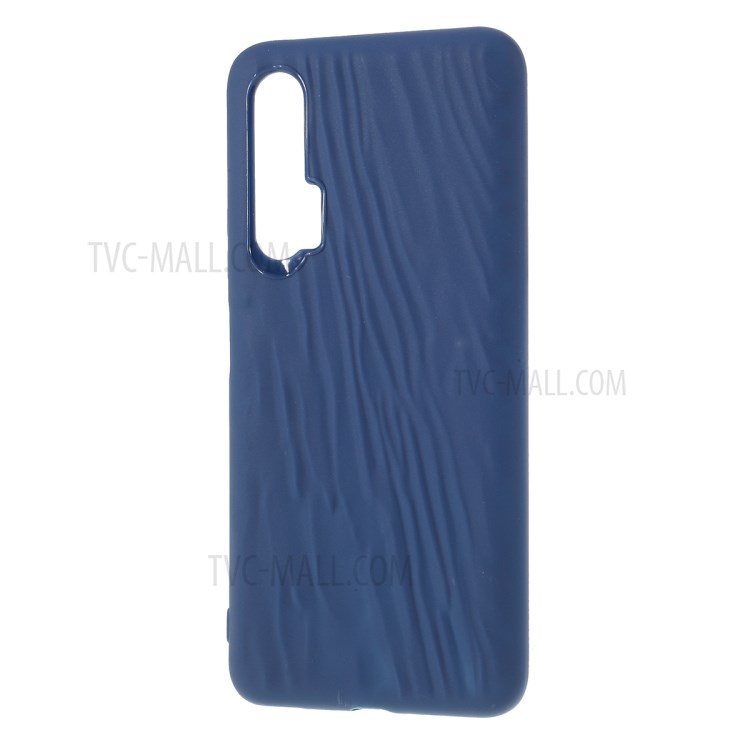 Quicksand Texture Matte TPU Protection Case for Huawei nova 6 5G Version - Dark Blue-2