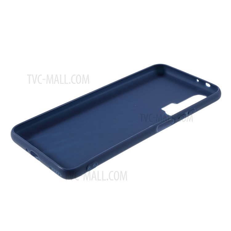 Quicksand Texture Matte TPU Protection Case for Huawei nova 6 5G Version - Dark Blue-5