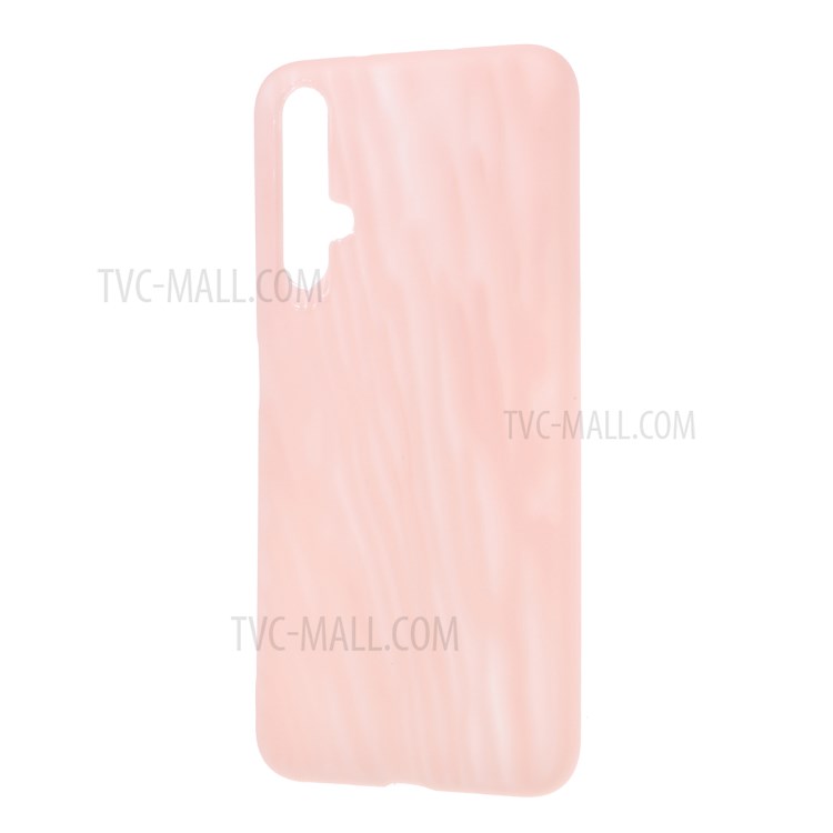 Quicksand Texture TPU Case for Huawei nova 5T / Honor 20 - Pink-2