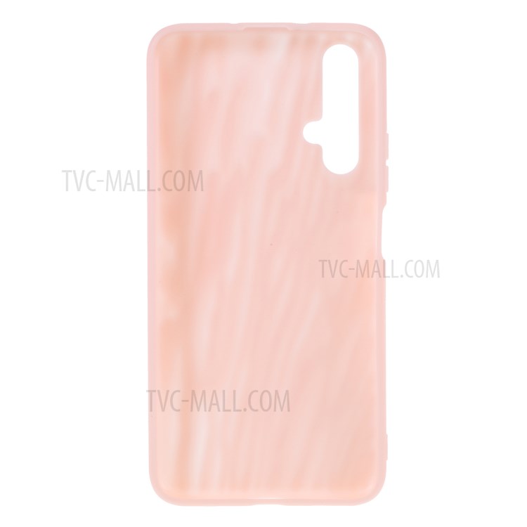Quicksand Texture TPU Case for Huawei nova 5T / Honor 20 - Pink-3
