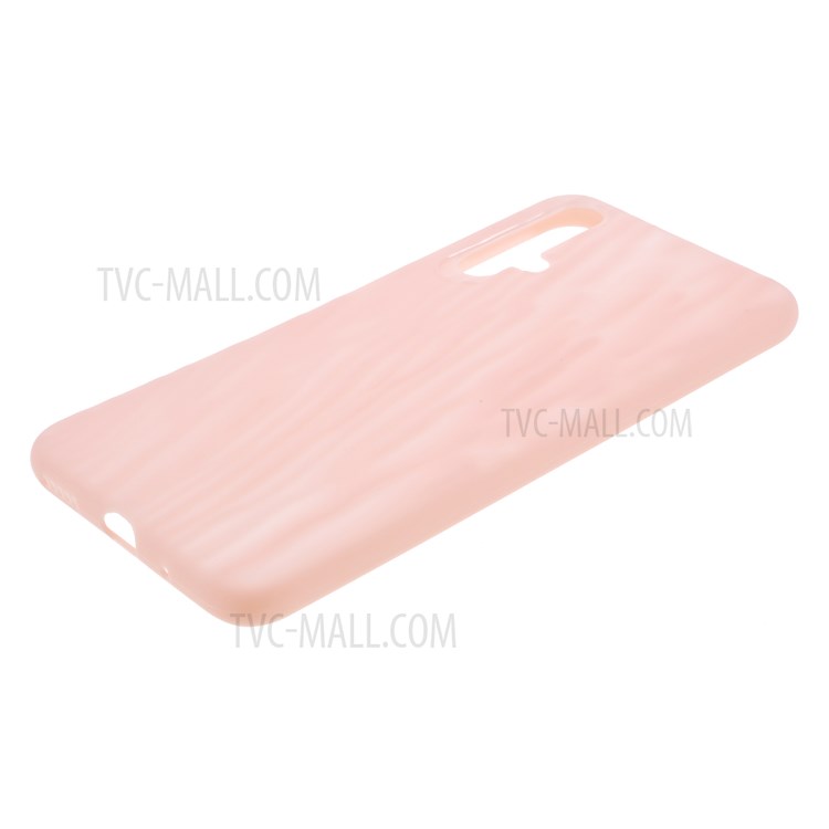Quicksand Texture TPU Case for Huawei nova 5T / Honor 20 - Pink-4