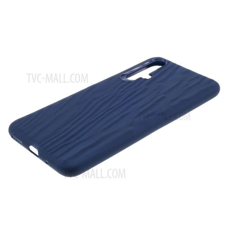 Quicksand Texture TPU Case for Huawei nova 5T / Honor 20 - Blue-4