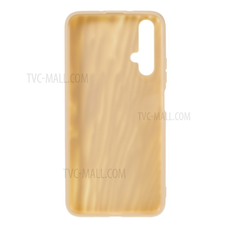 Quicksand Texture TPU Case for Huawei nova 5T / Honor 20 - Khaki-3
