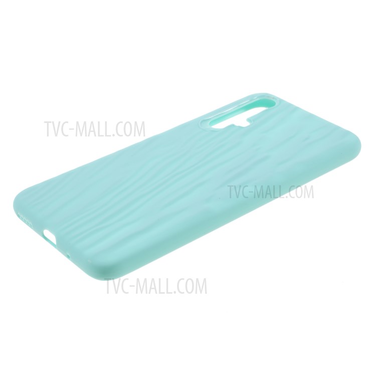 Quicksand Texture TPU Case for Huawei nova 5T / Honor 20 - Cyan-4