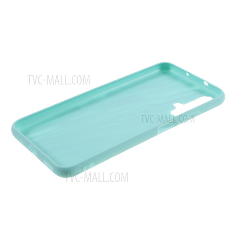Quicksand Texture TPU Case for Huawei nova 5T / Honor 20 - Cyan-5