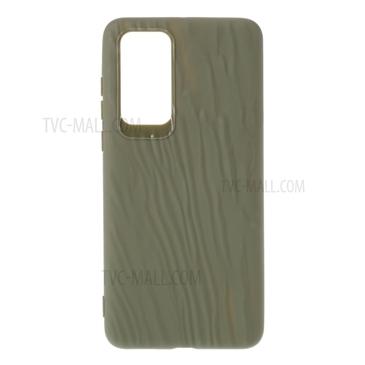 Quicksand Texture Frosted TPU Cell Phone Cover for Huawei P40 - Green-1