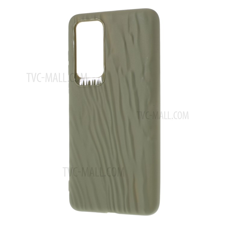 Quicksand Texture Frosted TPU Cell Phone Cover for Huawei P40 - Green-2