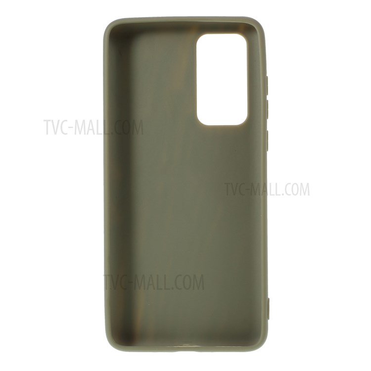 Quicksand Texture Frosted TPU Cell Phone Cover for Huawei P40 - Green-3