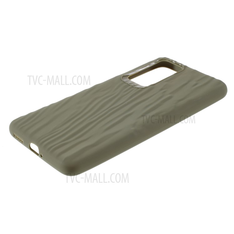 Quicksand Texture Frosted TPU Cell Phone Cover for Huawei P40 - Green-4