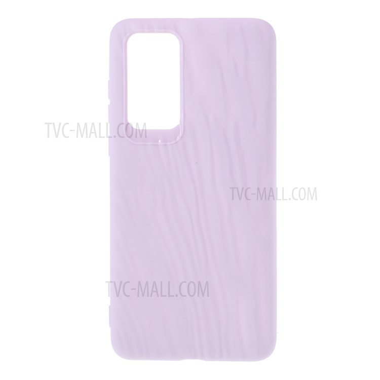 Quicksand Texture Frosted TPU Cell Phone Cover for Huawei P40 - Purple-1