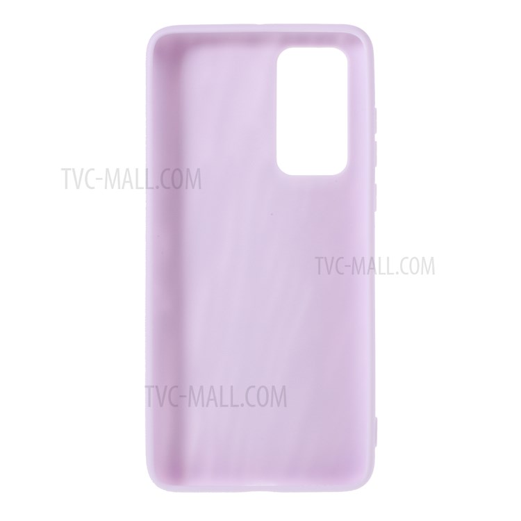 Quicksand Texture Frosted TPU Cell Phone Cover for Huawei P40 - Purple-3