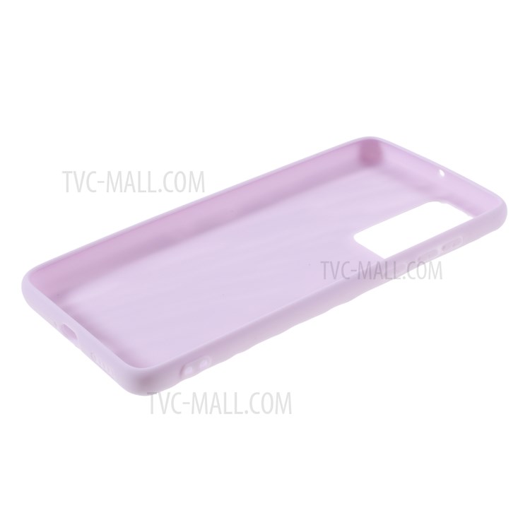 Quicksand Texture Frosted TPU Cell Phone Cover for Huawei P40 - Purple-5