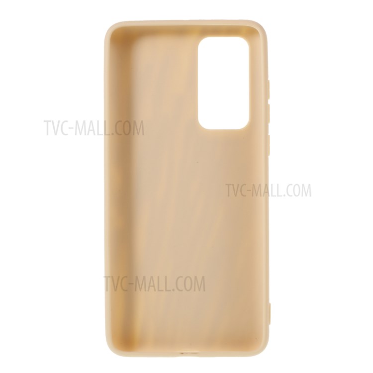 Quicksand Texture Frosted TPU Cell Phone Cover for Huawei P40 - Khaki-3