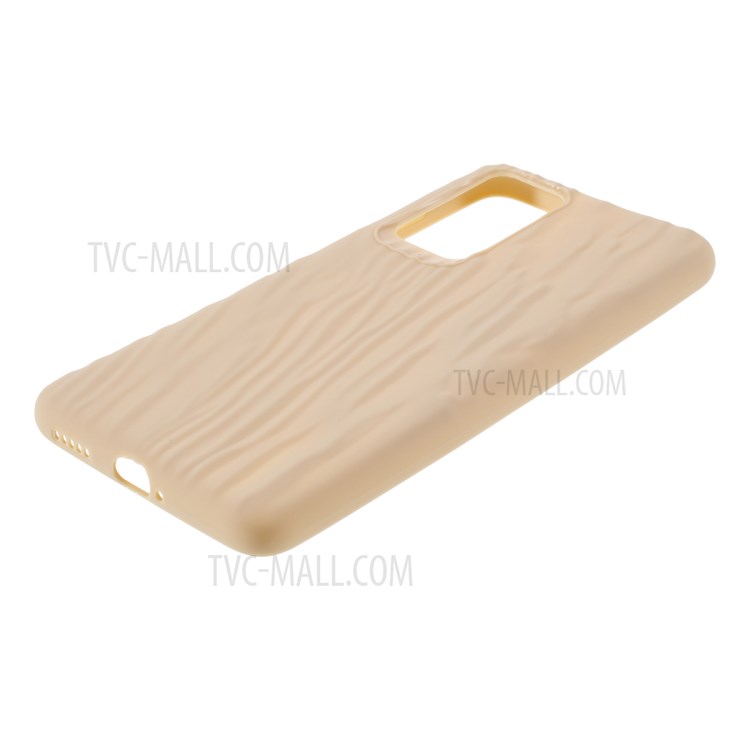 Quicksand Texture Frosted TPU Cell Phone Cover for Huawei P40 - Khaki-4