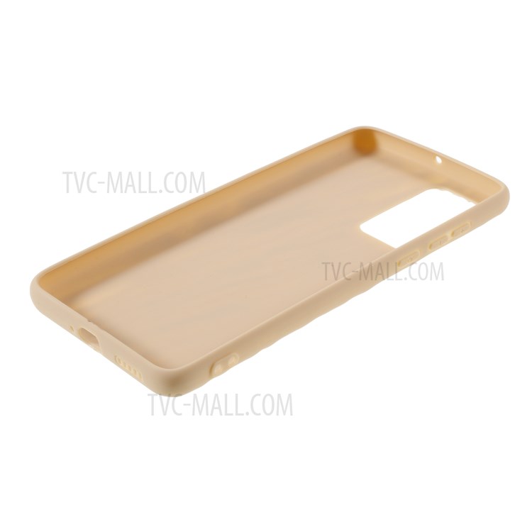 Quicksand Texture Frosted TPU Cell Phone Cover for Huawei P40 - Khaki-5