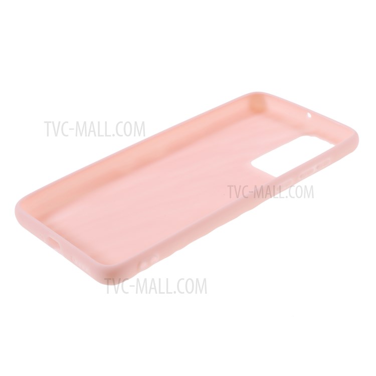 Quicksand Texture Frosted TPU Cell Phone Cover for Huawei P40 - Pink-5